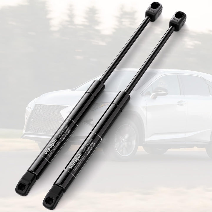 Vepagoo front packaging showing hood struts and included instructions for easy replacement