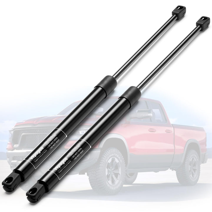 Vepagoo front view of hood strut showing accurate OEM fit benefit