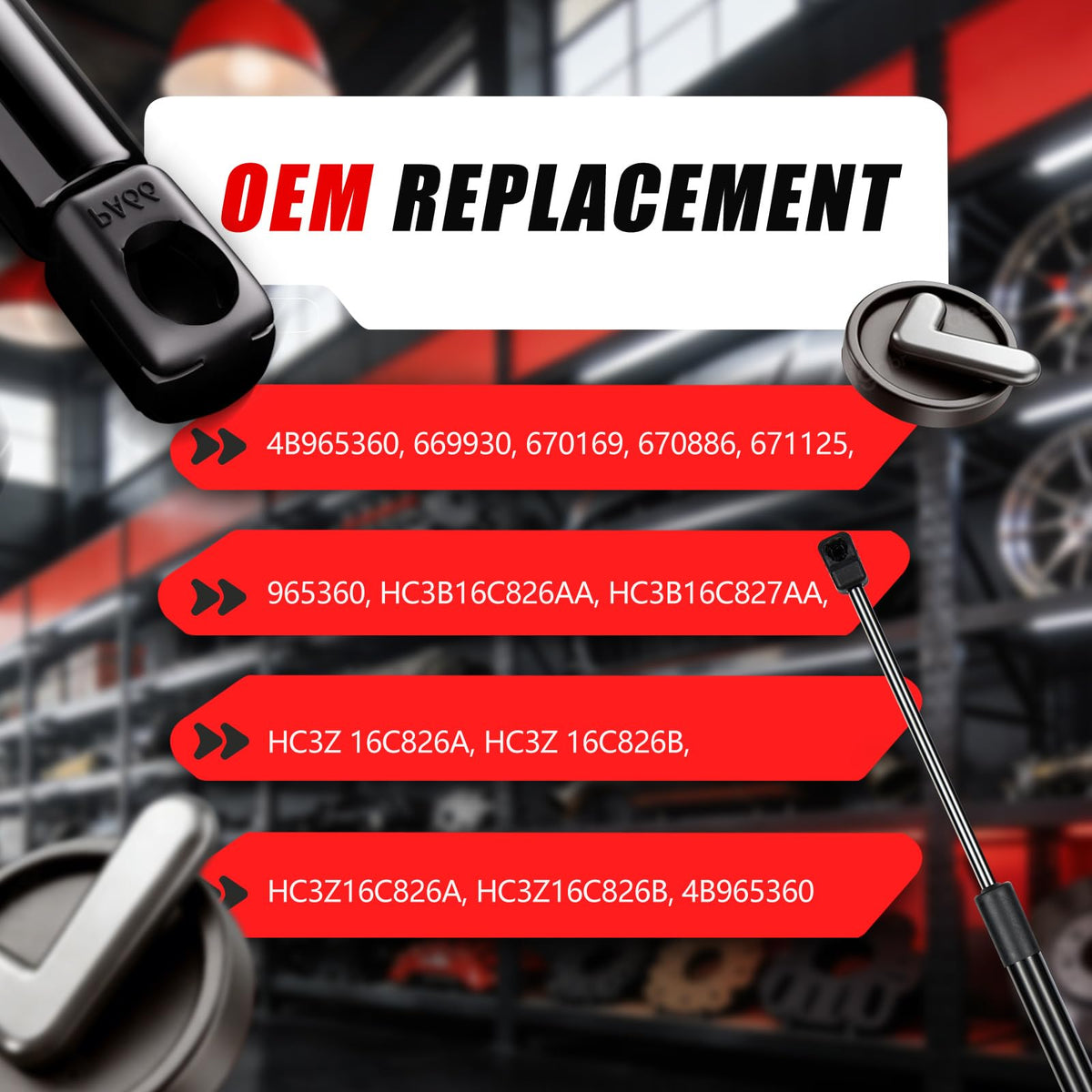 Vepagoo mounting end detail illustrating OEM-style fitment