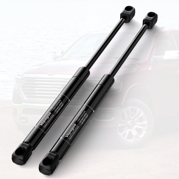 Vepagoo hood struts front pair showing fit and improved hood lift