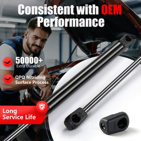 Vepagoo hood strut with screwdriver and clips during installation for fast five-minute replacement