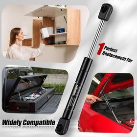Vepagoo gas strut fully extended 10 inches showing lift range and stability