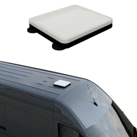 Veritas Vans front view of mount showing full hardtop protection and secure fit