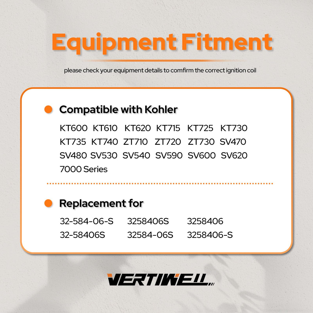 Vertiwell coils mounted on Kohler engine demonstrating direct fit