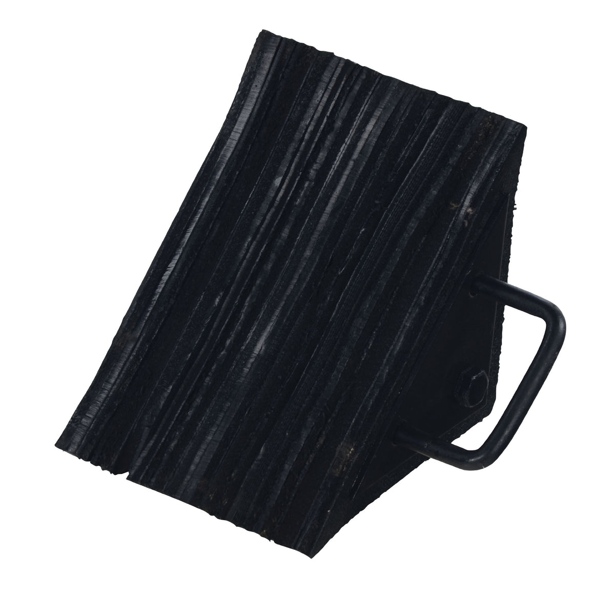Vestil LWC-15 metal handle and mounting plate detail showing reinforced grip