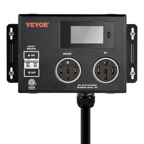 VEVOR product label with ETL mark and electrical specification details