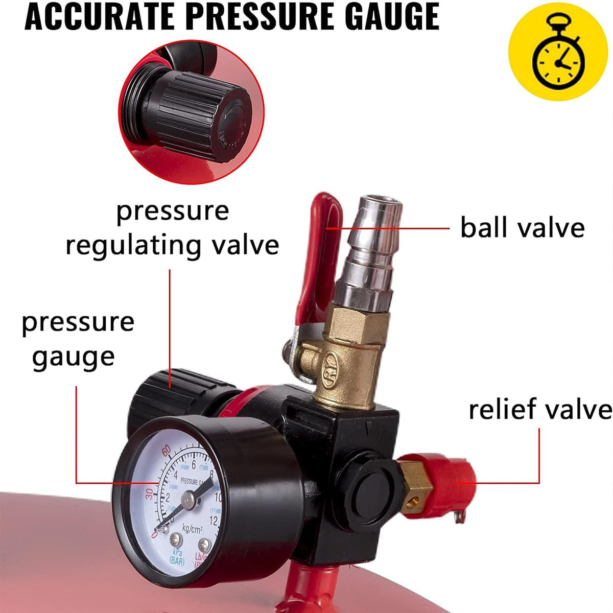 VEVOR heat-resistant 5.7-foot drain hose for safe high-temperature transfer