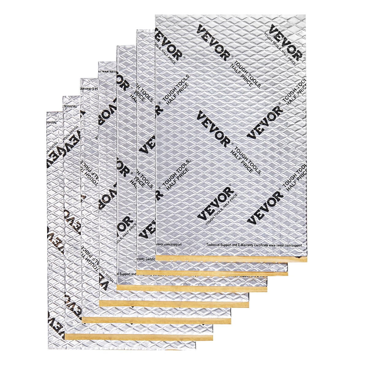 VEVOR adhesive backing peel shot showing strong self-adhesion benefit