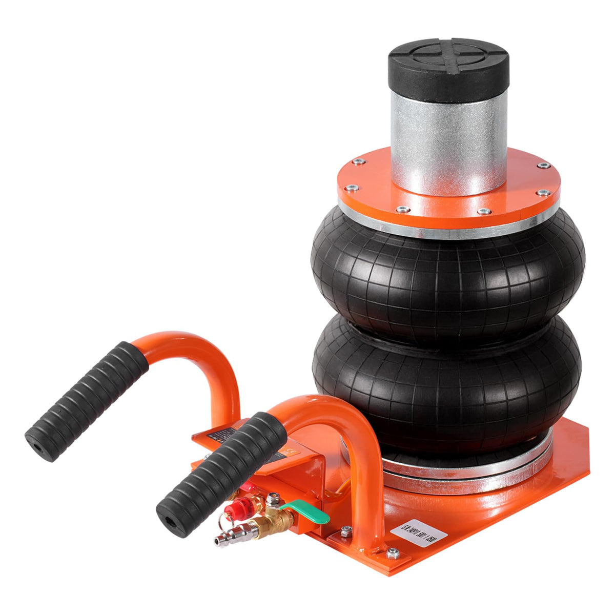VEVOR front view showing compact pneumatics and portability benefits