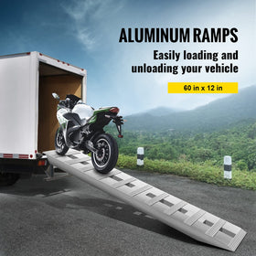 VEVOR extension plate detail creating a stable bridge to trailer edge