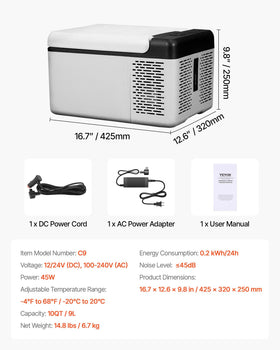 VEVOR app on smartphone controlling fridge remotely, convenient monitoring benefit