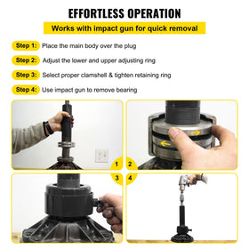 VEVOR assembly stand and parts layout organized for quick setup and convenience