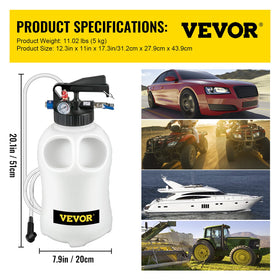 VEVOR ATF pump in workshop use attached to vehicle for quick transmission service