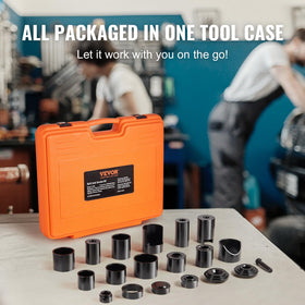 VEVOR sturdy carrying case open with tools neatly stored for quick transport