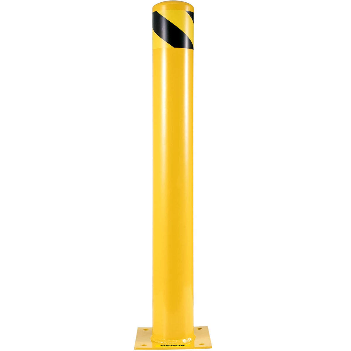 VEVOR bollard protecting workshop equipment from vehicle or forklift impact