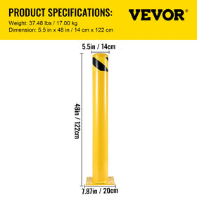 VEVOR anchor bolts and wrench included for fast, secure installation