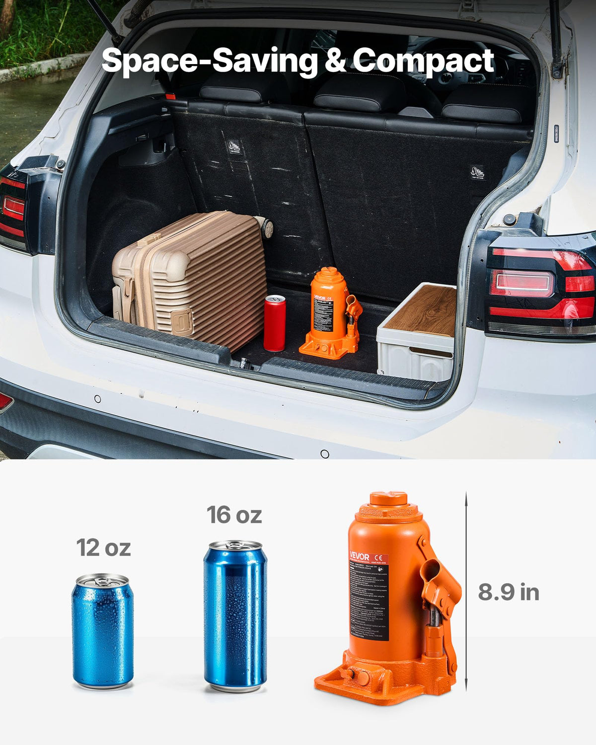 VEVOR welded body detail highlighting leak-resistant sealed oil port