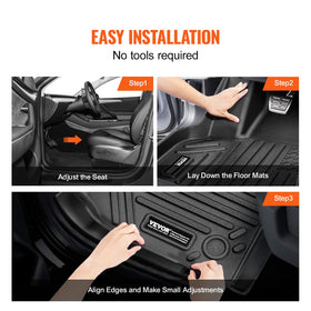 VEVOR underside anti-slip pins detail improving mat stability