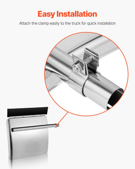 VEVOR tube bracket and hardware kit ready for bolt-on installation