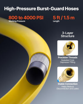 VEVOR sealed can tap detail for safe refrigerant access and leak reduction