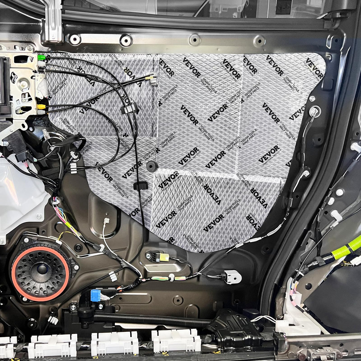VEVOR installed in car interior showing improved audio environment benefit