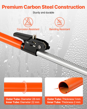 VEVOR cargo bar installed in SUV blocking cargo movement for safety