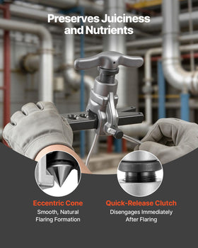 VEVOR clamp size markings visible for quick tube alignment and accurate setup