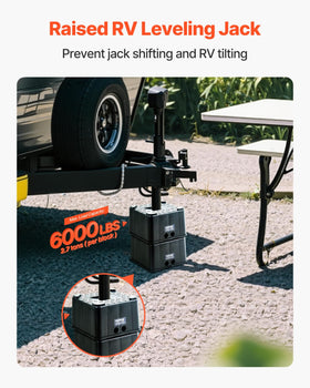 VEVOR close-up of textured top surface providing non-slip grip and safety