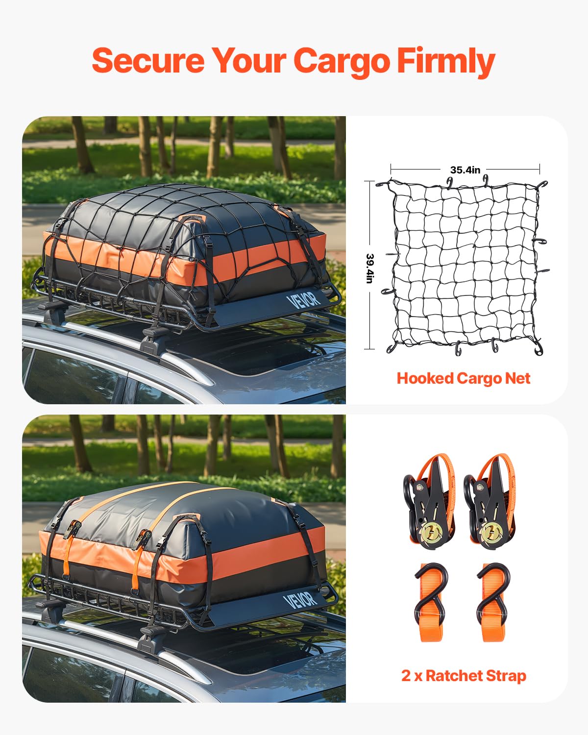 VEVOR disassembled rack packed compact for storage benefit: easy seasonal removal and storage