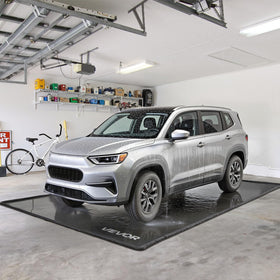 VEVOR mat rolled for compact storage, saving garage space and effort