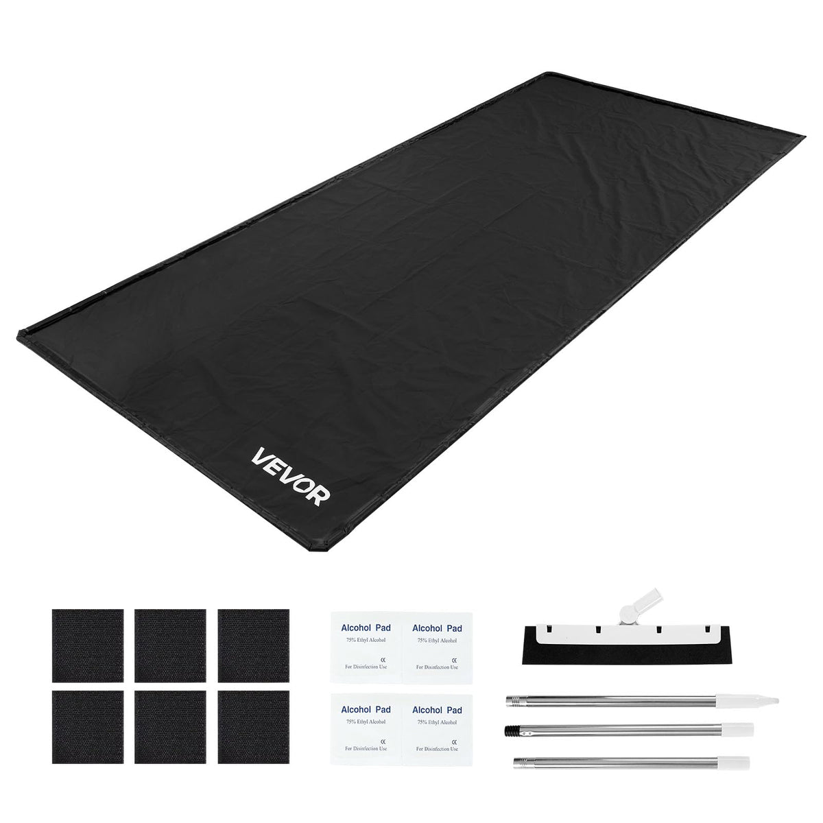 VEVOR mat in a tidy garage lifestyle scene protecting the floor