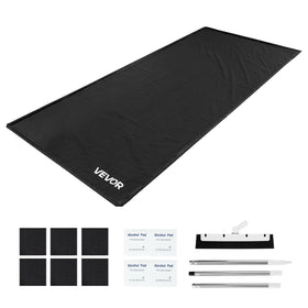 VEVOR mat in a tidy garage lifestyle scene protecting the floor