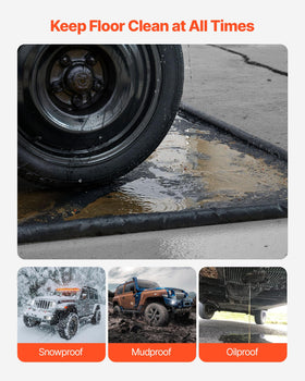 VEVOR PVC surface texture close-up offering non-slip, easy-clean benefit