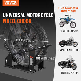VEVOR close-up of the three-position cradle adjustment providing precise tire fit
