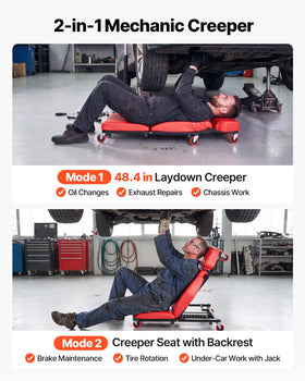 VEVOR adjustable backrest demonstrating six positions for customized comfort