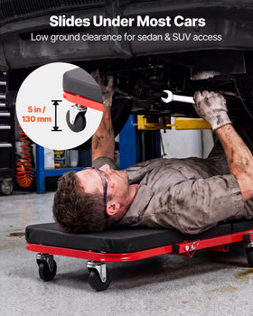VEVOR six swivel casters detail demonstrating smooth mobility benefit
