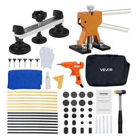 VEVOR kit front layout showing all 60 pieces for complete dent repair