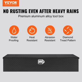 VEVOR diamond plate close-up highlighting durable corrosion resistance