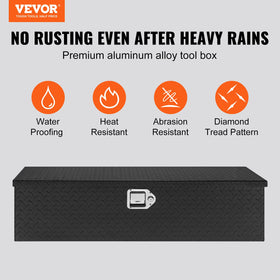 VEVOR diamond plate close-up showing textured surface that resists scratches and wear