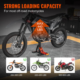 VEVOR H-shaped base with rubber pads providing stable, non-slip support