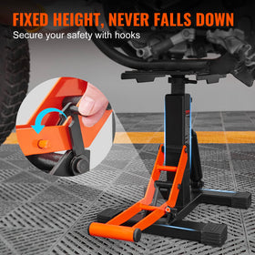 VEVOR height adjustment mechanism showing precise positioning and security
