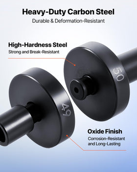VEVOR assortment of 49 disc bushings offering multiple diameter fit options