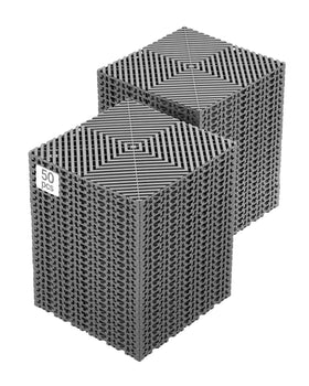 VEVOR drainage mat front assembly showing full 50-piece layout and durable finish