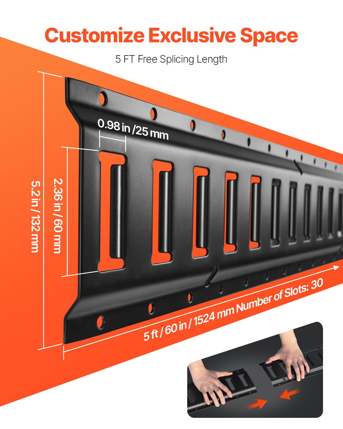 VEVOR polyester strap detail demonstrating abrasion and water resistance