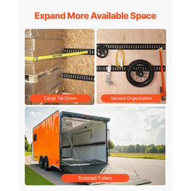VEVOR hardware closeup with screws showing robust fastener quality advantage