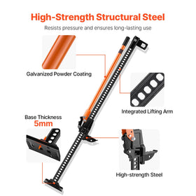 VEVOR farm jack wide base preventing sinking and improving stability