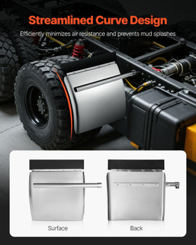 VEVOR close-up of rubber insert showing shock absorption benefit