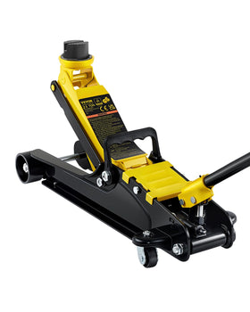VEVOR front view of floor jack showing compact low-profile for tight spaces