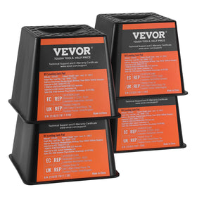 VEVOR front packaging showing 4-pack blocks and benefits