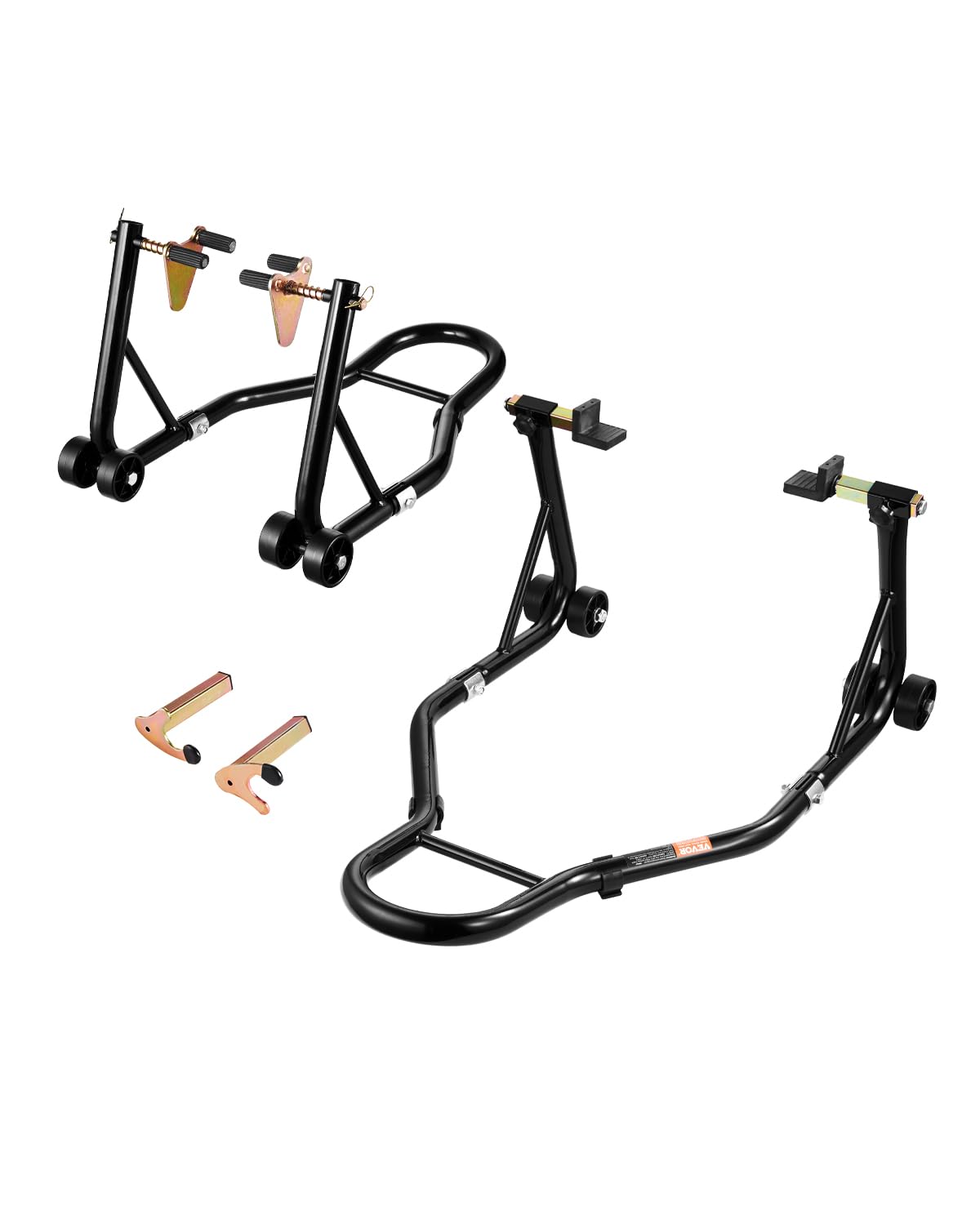 VEVOR front stand full view showing stable lift benefit